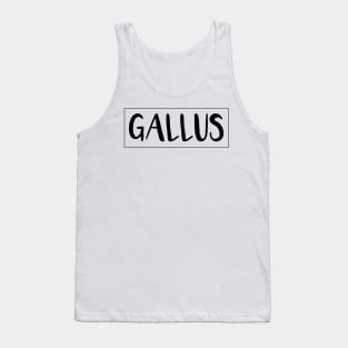 GALLUS, Scots Language Word Tank Top